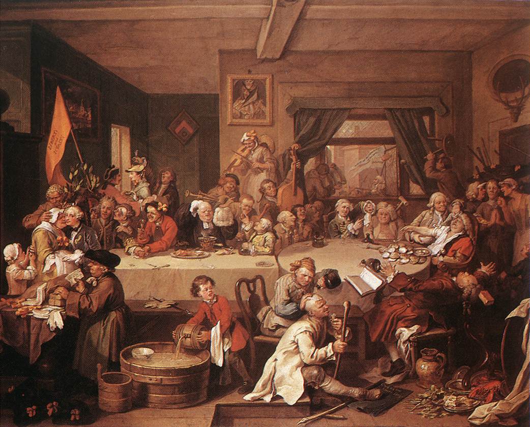 HOGARTH, William An Election Entertainment f